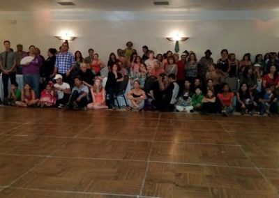 observers watch empty dance floor