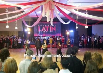 Photo of dancers at the Albuquerque Latin Dance Festival