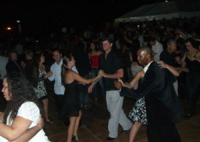 photo of an active dance floor