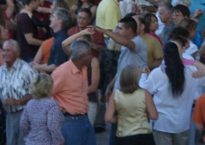 crowded dance floor