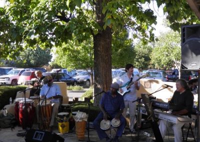 Band playing music