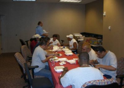 People eating at the table